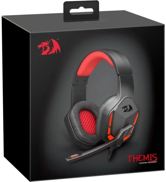 Гарнітура Redragon THEMIS H220 Black-Red (77662) - зображення 8