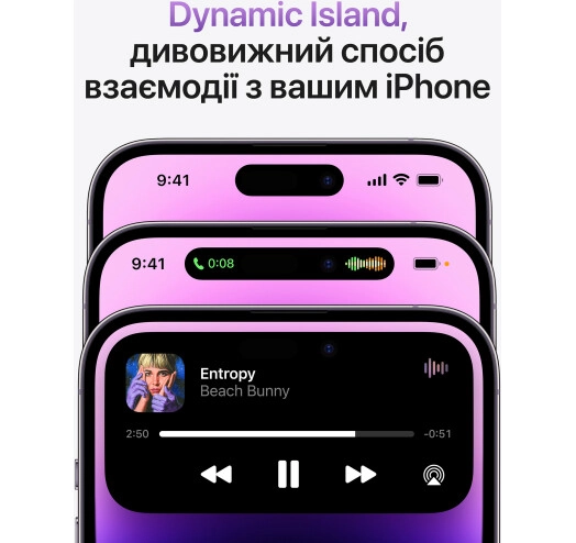 Смартфон Apple iPhone 14 Pro 256Gb Black (MQ0T3) - зображення 10