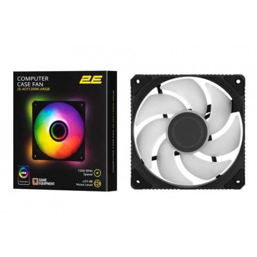 Вентилятор для корпусів 120 мм 2E Gaming Air Cool Infinity (2E-ACF120IW-ARGB) - зображення 5