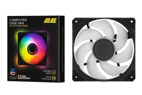Вентилятор для корпусів 120 мм 2E Gaming Air Cool Infinity (2E-ACF120IW-ARGB) - зображення 5