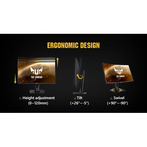 Монітор 27 Asus TUF GAMING VG27VQ - зображення 7