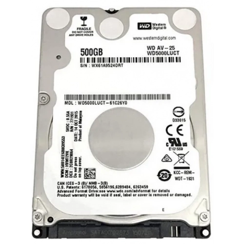 Жорсткий диск HDD WD 2.5 500GB WD5000LUCT_ - зображення 1