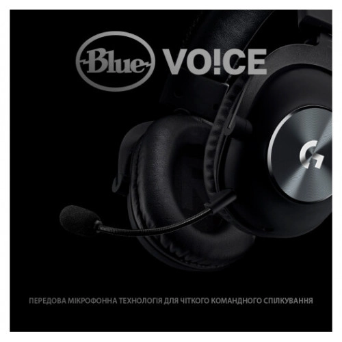 Гарнітура Logitech G PRO X Gaming Headset BLACK USB (981-000818) - зображення 9