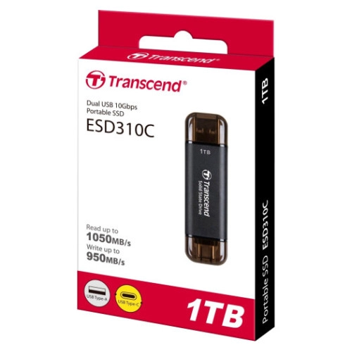 Зовнішній накопичувач SSD 1TB Transcend ESD310C (TS1TESD310C) - зображення 4