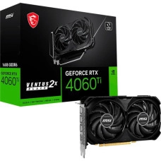 Відеокарта GeForce RTX 4060 Ti 16 GDDR6 MSI VENTUS 2X OC (RTX 4060 Ti VENTUS 2X BLACK 16G OC)