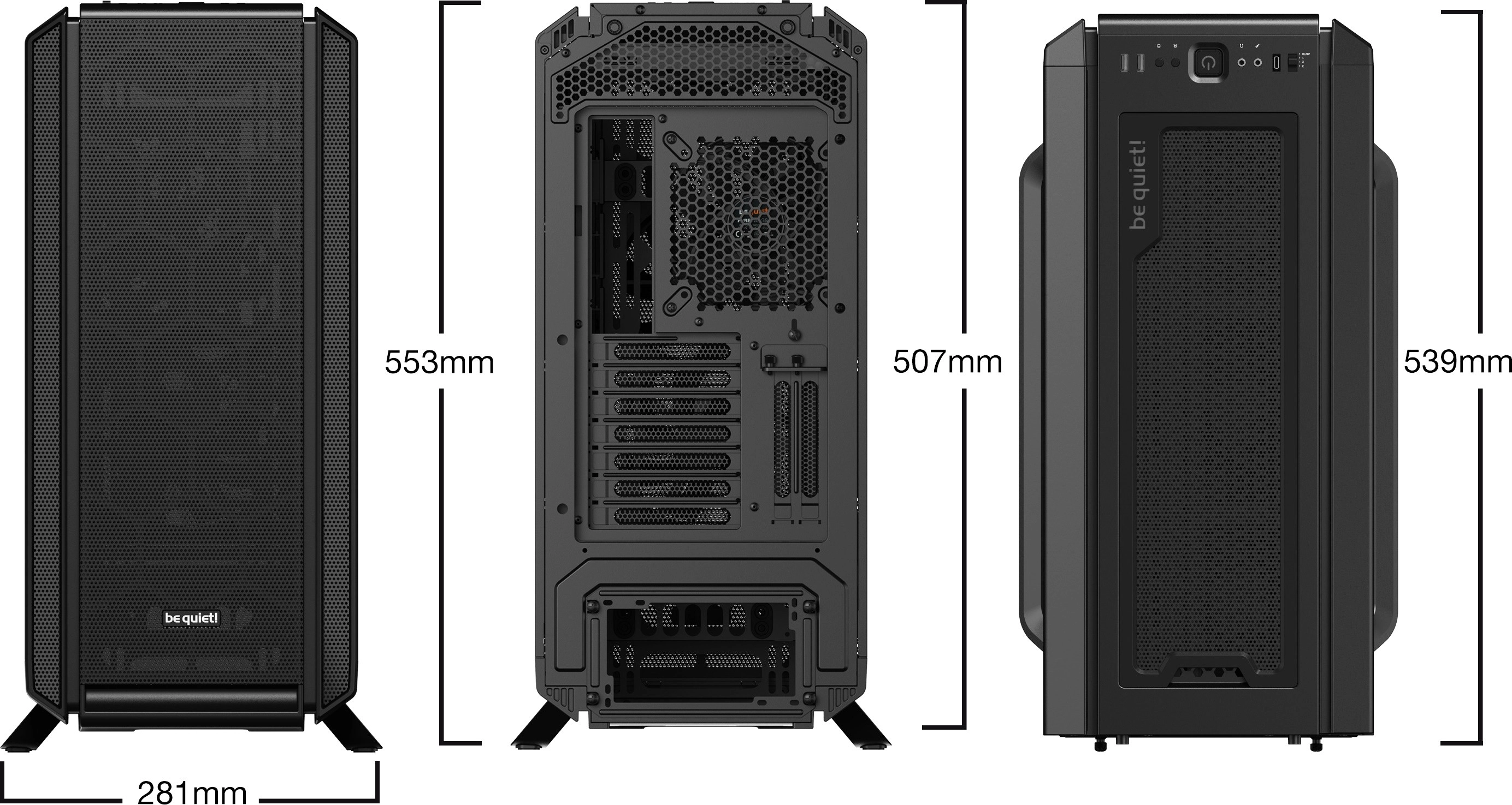 Корпус be quiet! SILENT BASE 802 Black (BG039) без БЖ - зображення 8