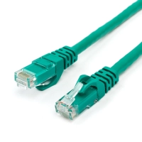 Патч-корд Cat.6, UTP, RJ45, 1.0 м, мідь, зелений, Atcom
