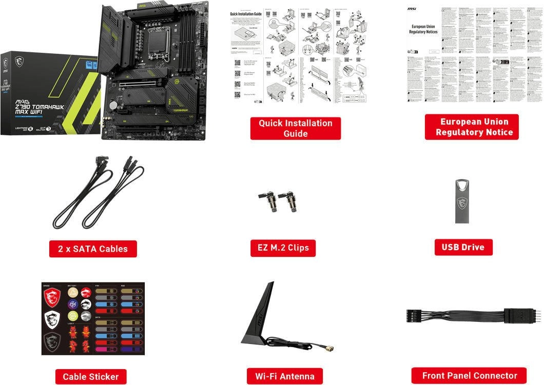 Мат. плата 1700 MSI MAG Z790 TOMAHAWK MAX WIFI - зображення 6