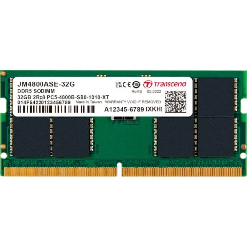Пам'ять SoDIMM DDR5 32 Gb 4800 MHz Transcend JetRam - зображення 1