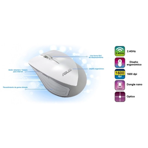 Мишка ASUS WT465 біла - зображення 5