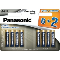 Батарейка AA PANASONIC AA EVERYDAY POWER (LR6REE/8B2F)