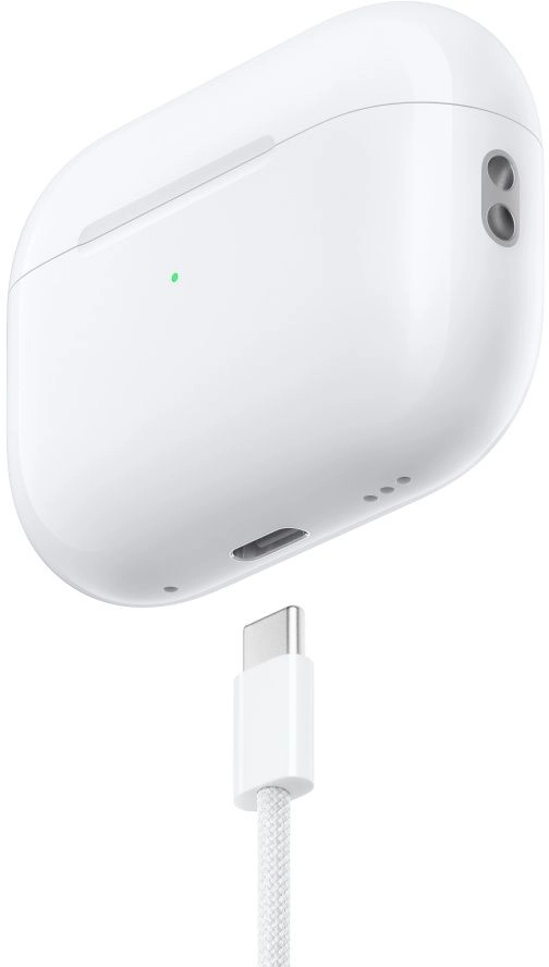 Безпровідні Bluetooth TWS навушники Apple AirPods Pro 2nd Gen with MagSafe Case USB-C (MTJV3) - зображення 6