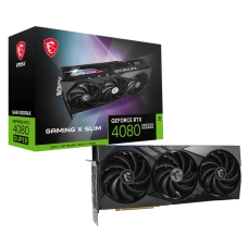 Відеокарта GeForce RTX 4080 Super 16 GDDR6X MSI GAMING X SLIM (RTX 4080 SUPER 16G GAMING X SLIM)