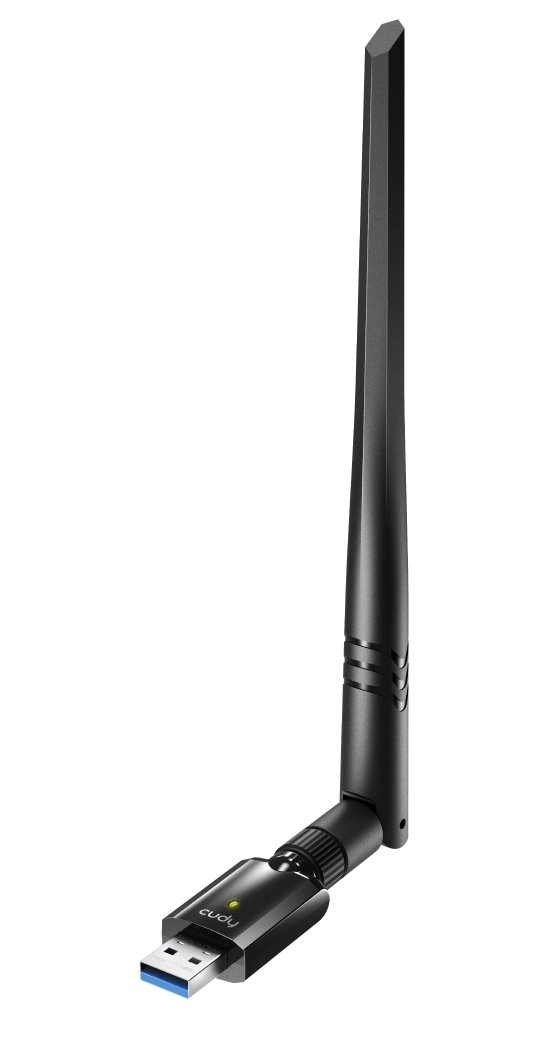 Мережева карта Wireless USB Wi-Fi Cudy WU1400 - зображення 1