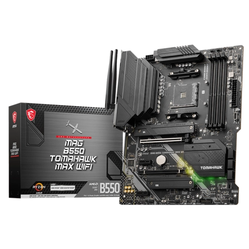 Мат. плата AM4 MSI MAG B550 TOMAHAWK MAX WIFI - зображення 1