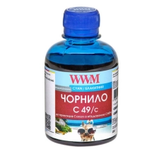 Чорнило WWM GI-490C для Canon PIXMA G1400/G2400/G3400 (C49/C)