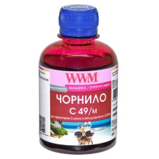 Чорнило WWM GI-490M для Canon PIXMA G1400/G2400/G3400 (C49/M)
