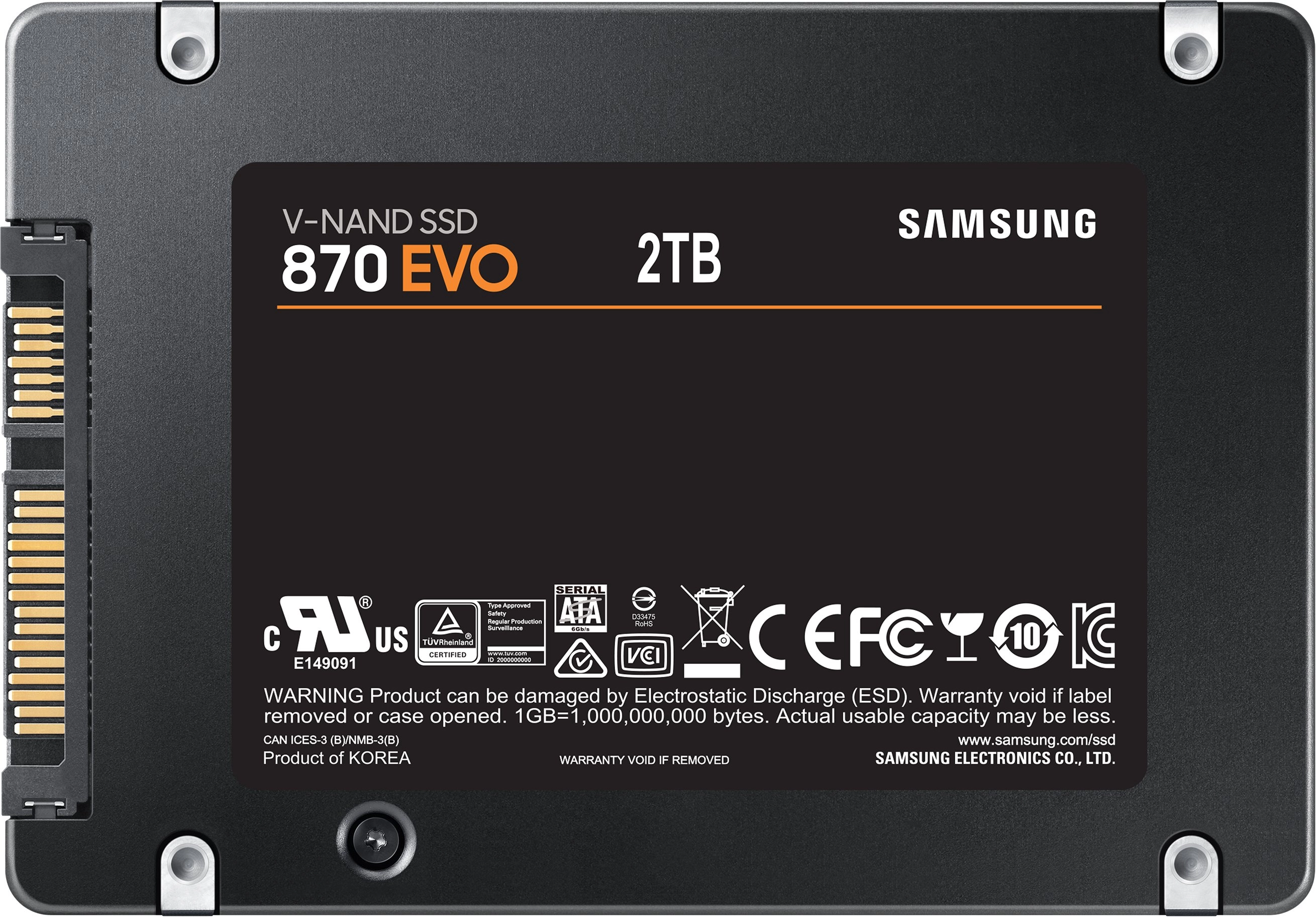 Накопичувач SSD 2TB Samsung 870 EVO (MZ-77E2T0B\/EU) - зображення 5