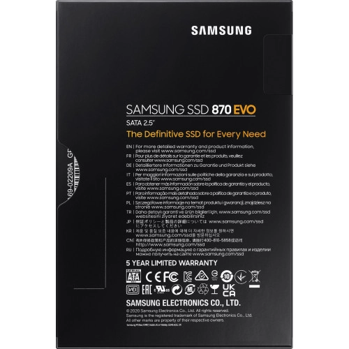 Накопичувач SSD 2TB Samsung 870 EVO (MZ-77E2T0B\/EU) - зображення 7