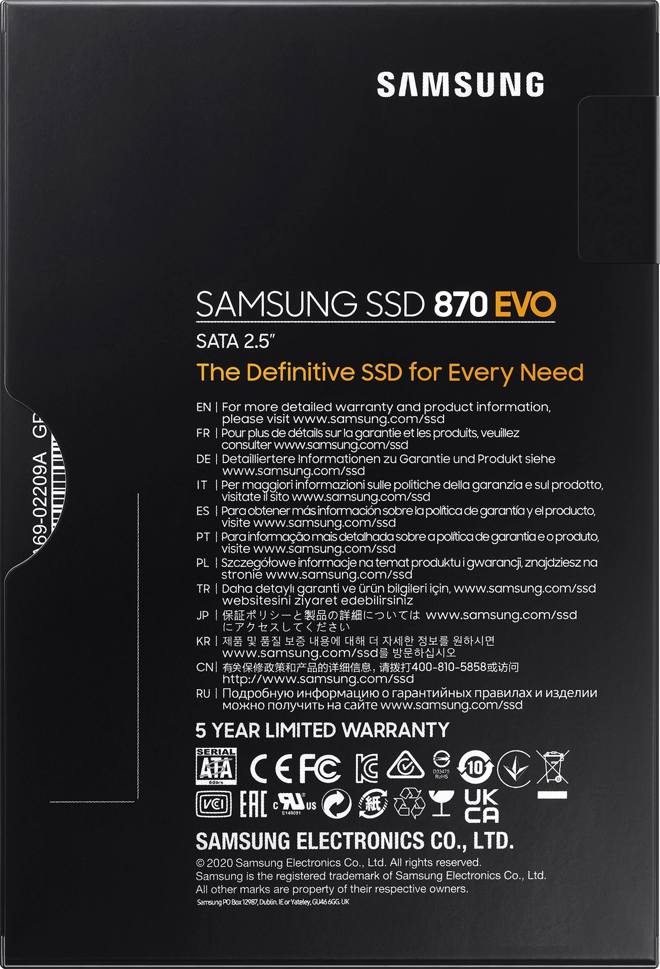Накопичувач SSD 2TB Samsung 870 EVO (MZ-77E2T0B\/EU) - зображення 7