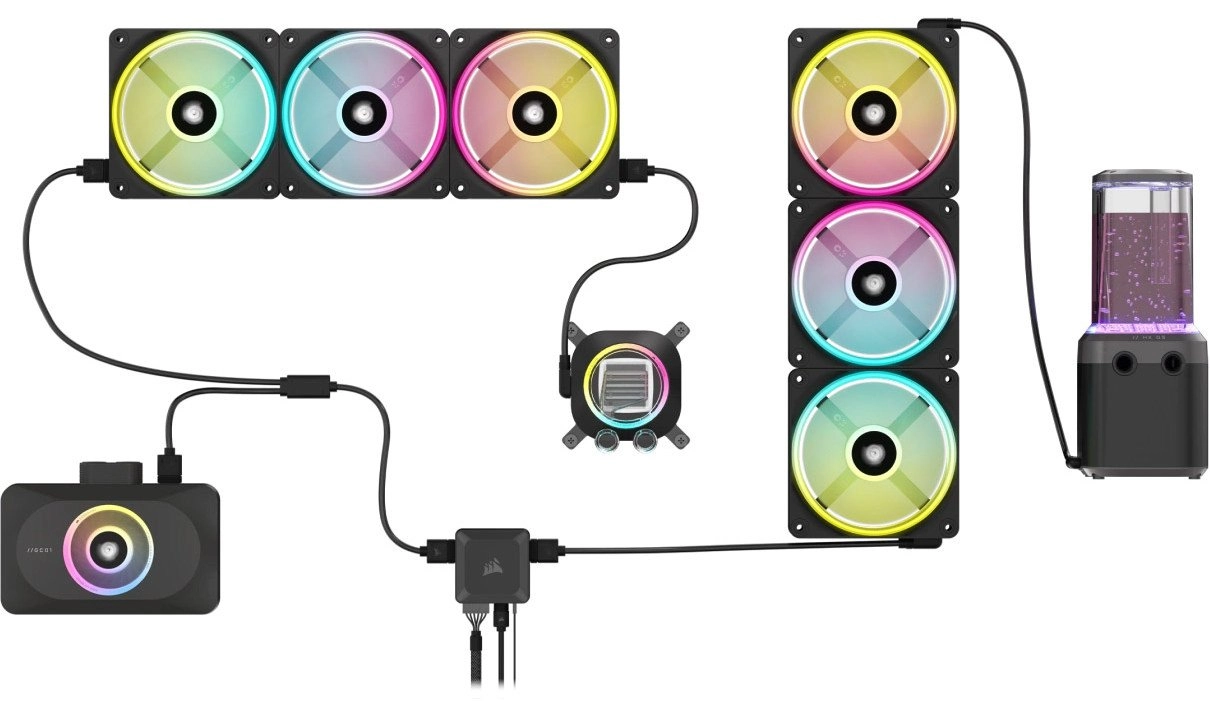 Інтелектуальний контролер Corsair iCUE Link System Hub - зображення 8
