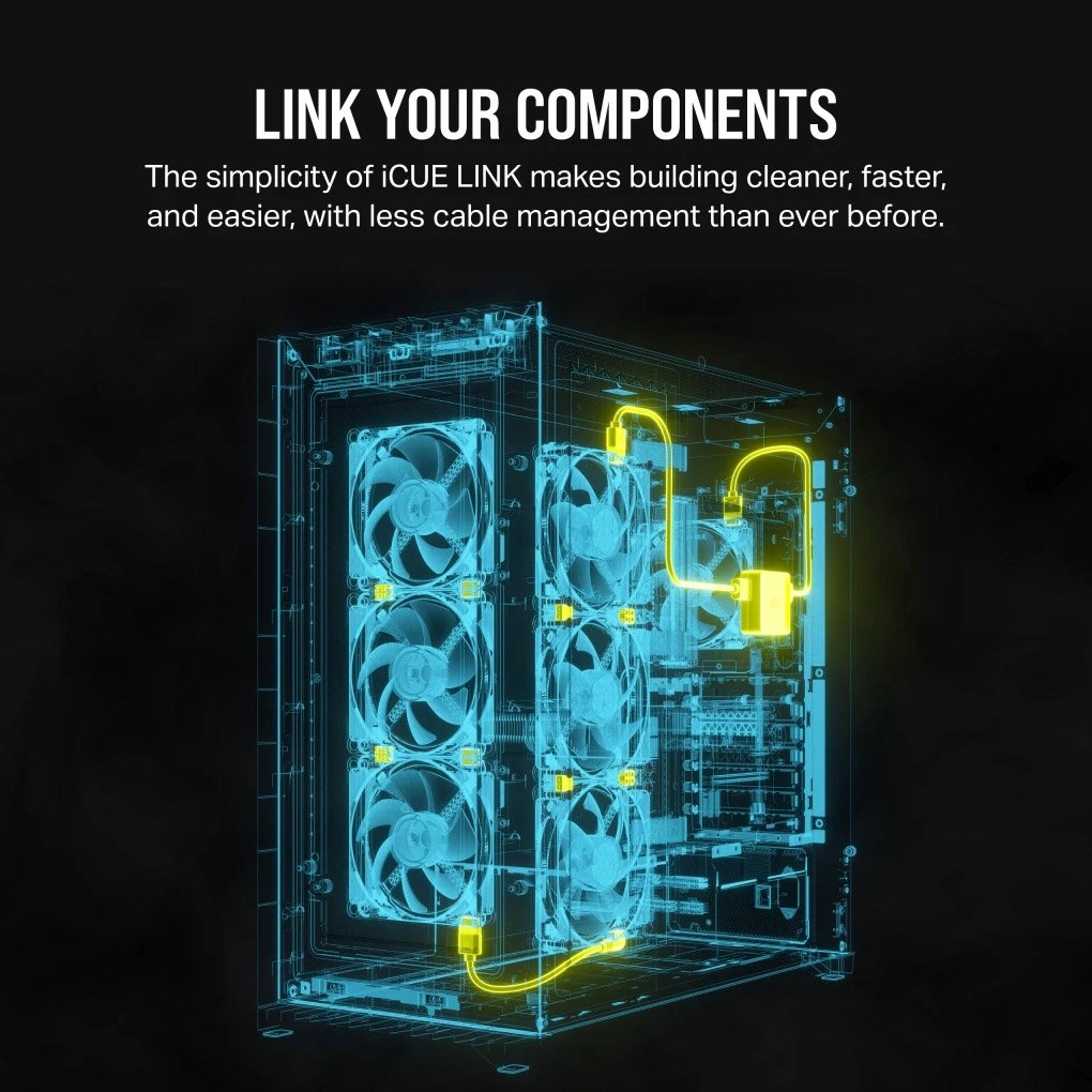 Інтелектуальний контролер Corsair iCUE Link System Hub - зображення 10