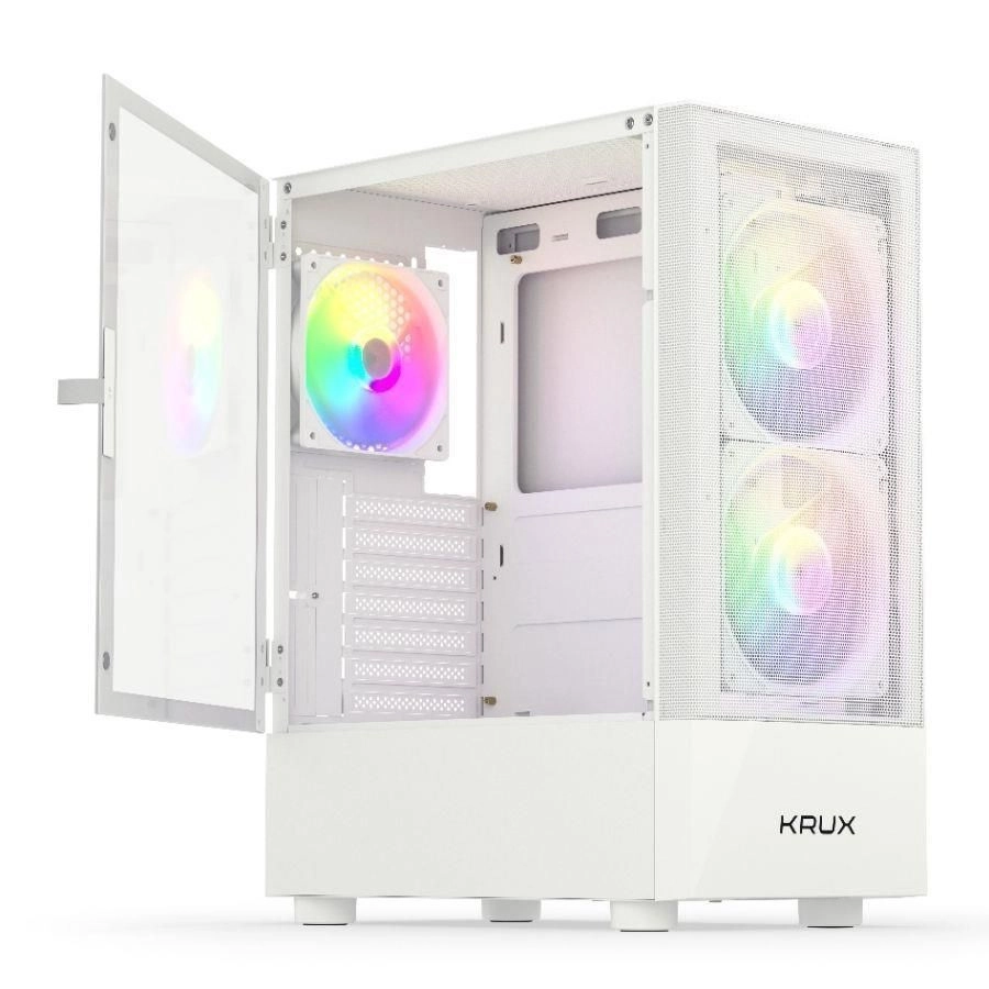 Корпус KRUX Vako White RGB без БЖ - зображення 3