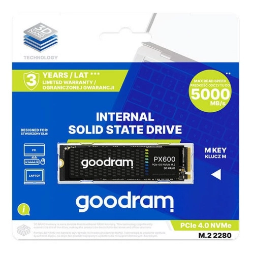 Накопичувач SSD NVMe M.2 500GB Goodram PX600 (SSDPR-PX600-500-80) - зображення 3