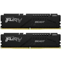 Пам'ять DDR5 RAM_64Gb (2x32Gb) 6400Mhz Kingston Fury Beast Black (KF564C32BBK2-64)