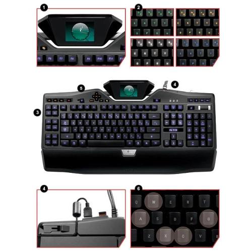 Клавіатура Logitech G19s Gaming Keyboard - зображення 2