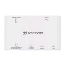 Картрідер зовнішній Transcend TS-RDP7 K\/W USB2.0  USB Хаб - зображення 1