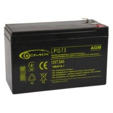 Акумуляторна батарея Gemix (LP12-7.5) 12V 7.5Ah