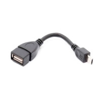 Кабель USB OTG АF - Micro BM 0.15м. Gembird